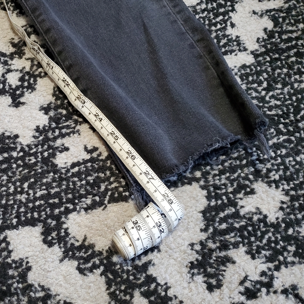 Madewell Black Distressed High-Rise Slim Crop Boyjean - Picture 11 of 11